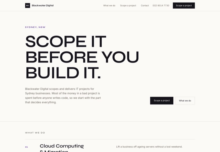 The Stack Poster website template